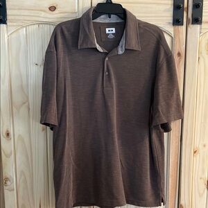 Joseph Abboud Brown Polo Shirt Classic Design